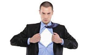 Superhero Businessman