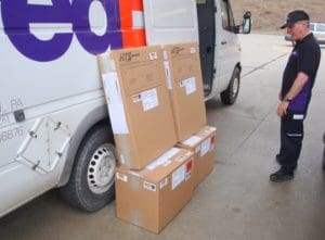 HTS Systems FedEx Express delivery van