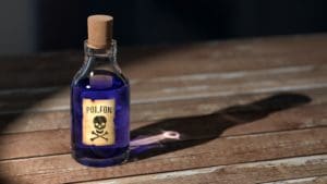poison bottle medicine old 159296
