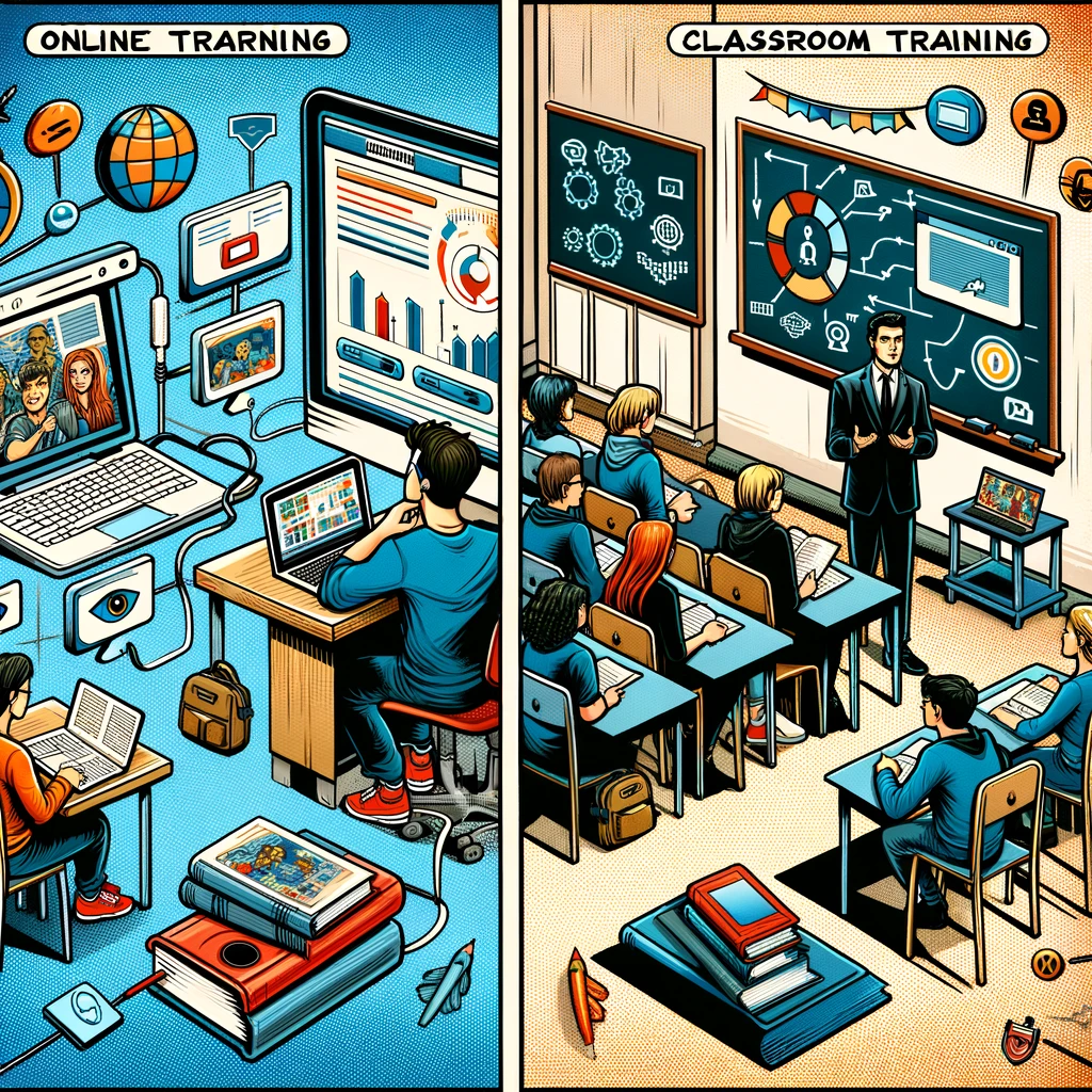 Online Training vs Classroom Training